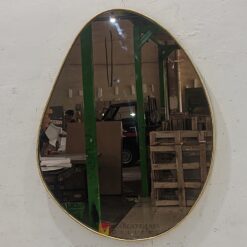 MG 400016 Organic Mirror Mangga Gold Beaded small uk 70 cm x 55 cm