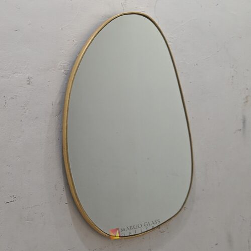 MG 400017 Organic Mirror Daun Gold Beaded Small 70cmx 55 cm Luxury Handmade Indonesia – Luxury decorative mirror mirror premium quality glass with ornate frame handcrafted in Indonesia