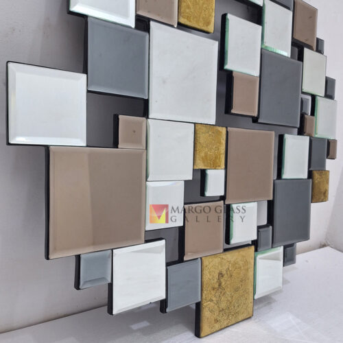 MG 004875 Modern Wall Mirror Decor Size 80 x 80 Cm Handcrafted Handmade Indonesia – Premium decorative mirror mirror premium quality glass with ornate frame handcrafted in Indonesia