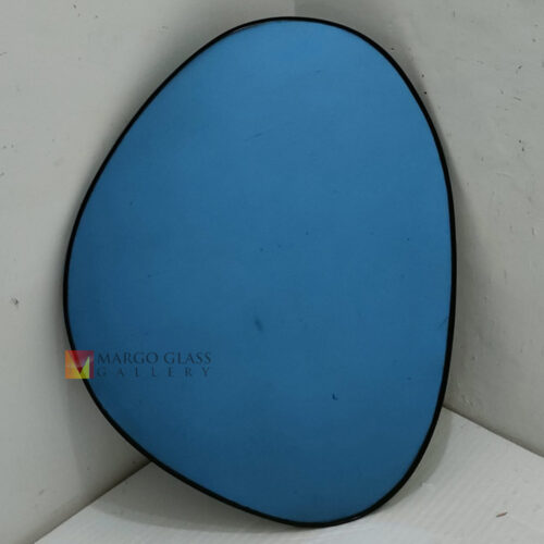 MG 004882 Wall Mirror Organic Blue one set 70x50cm Elegant Handmade Indonesia – Artisan decorative mirror mirror premium quality glass with ornate frame handcrafted in Indonesia