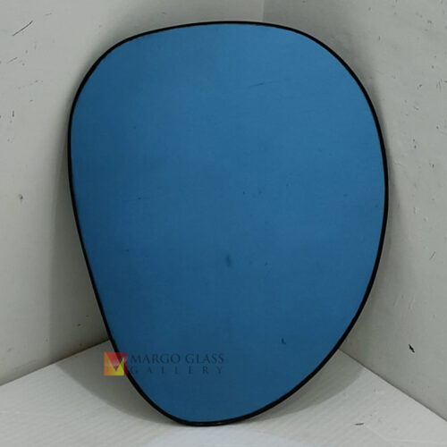 MG 004882 Wall Mirror Organic Blue one set 70x50cm Artisan Handmade Indonesia – Luxury decorative mirror mirror premium quality glass with ornate frame handcrafted in Indonesia