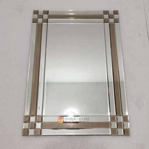 Rectangle Mirror List Brown MG 004886