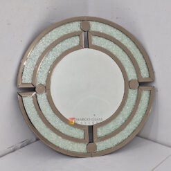 Round Wall Mirror Crystal Diamond MG 004893