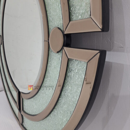 MG 004893 Round Wall Mirror Cristal 120 x 120 cm Handcrafted Handmade Indonesia – Premium decorative mirror mirror premium quality glass with ornate frame handcrafted in Indonesia
