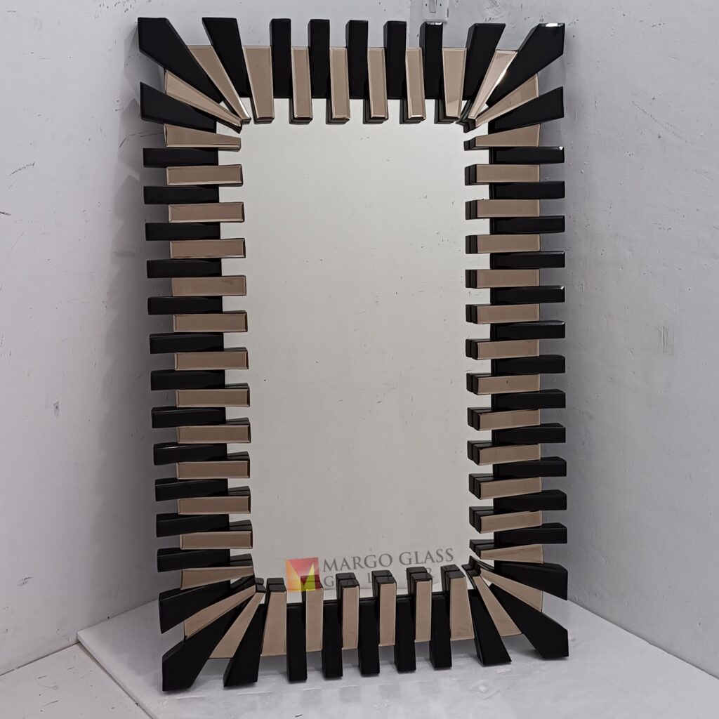 MG 013090 Rectangular Wall Mirror 3D Bl – Elegant decorative mirror mirror premium quality glass with ornate frame handcrafted in Indonesia