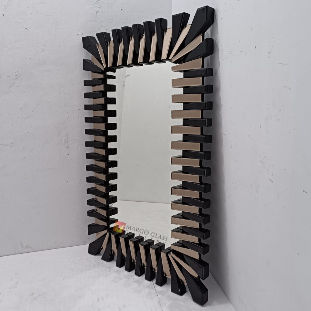 MG 013090 Rectangular Wall Mirror 3D Bl – Premium decorative mirror mirror premium quality glass with ornate frame handcrafted in Indonesia