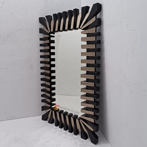 MG 013090 Rectangular Wall Mirror 3D Bl – Premium decorative mirror mirror premium quality glass with ornate frame handcrafted in Indonesia