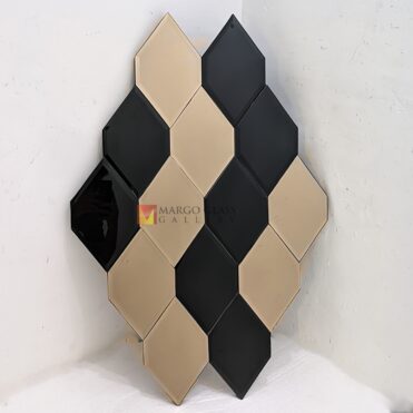 Hexagonal Beveled Wall Mirror Decor MG 013091