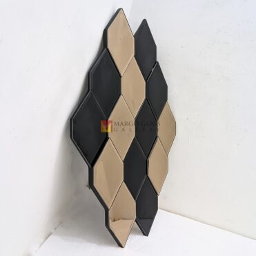 Hexagonal Beveled Wall Mirror Decor MG 013091 - Image 6