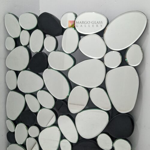 MG 013095 Modern Mirror Wall Stone Uk 120 cm x 80 cm Luxury Handmade Indonesia – Artisan decorative mirror mirror premium quality glass with ornate frame handcrafted in Indonesia