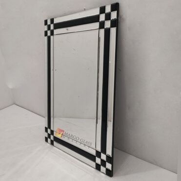 Rectangle Mirror List Black MG 013097 - Image 3