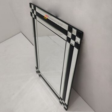 Rectangle Mirror List Black MG 013097 - Image 2