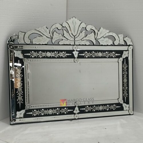 Black Venetian Mirror Horizontal MG 013104