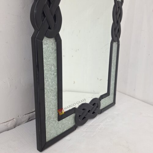 MG 013112 Crystal Wall Mirror Size 120 x 80 cm Elegant Handmade Indonesia – Luxury decorative mirror mirror premium quality glass with ornate frame handcrafted in Indonesia