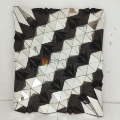 Piramid Mirror Black And Silver MG 013115