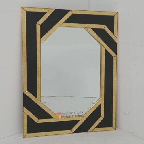 Luxury Mirror Black And Gold MG 014116