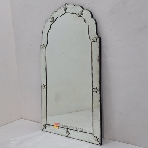 MG 014520 Antique Wall Mirror Yurico 44 x 25 inch (112 cm x 63 Premium Handmade Indonesia – Classic antique mirror antique glass with gold frame handcrafted in Indonesia