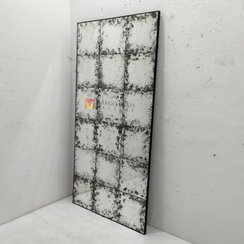 MG 014521 Distressed Wall Mirror Tiles 30×30 Overall 90×180 Classic Handmade Indonesia – Handcrafted decorative mirror mirror premium quality glass with ornate frame handcrafted in Indonesia