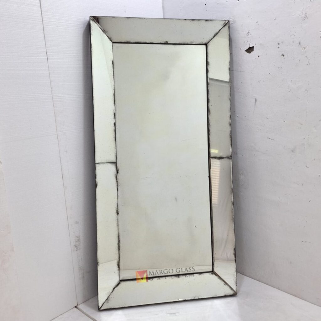 MG 014525 Large Mirror Antique Tray Frame 15cm size 180x90x4cm Elegant Handmade Indonesia – Artisan antique mirror antique glass with gold frame handcrafted in Indonesia