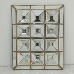 Square Wall Mirror Antique Regina MG 014526 