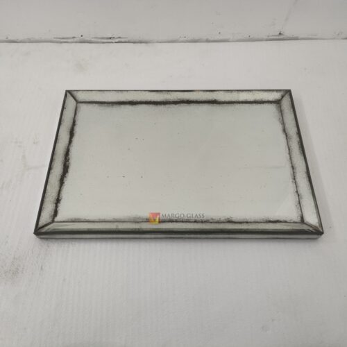 MG 014531 Wall Mirror Tray Antique wdh 60x40x3cm Elegant Handmade Indonesia – Artisan antique mirror antique glass with gold frame handcrafted in Indonesia
