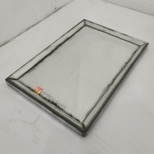 MG 014531 Wall Mirror Tray Antique wdh 60x40x3cm Handcrafted Handmade Indonesia – Premium antique mirror antique glass with gold frame handcrafted in Indonesia