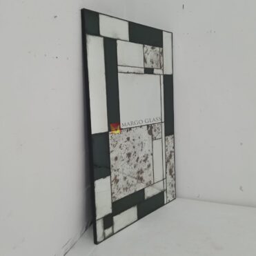 Large Antique Wall Mirror Rectangle MG 014535  - Image 4