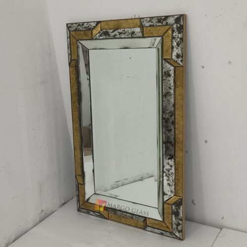 oplus 34 Premium Handmade Indonesia – Classic handcrafted mirror premium quality glass with ornate frame handcrafted in Indonesia