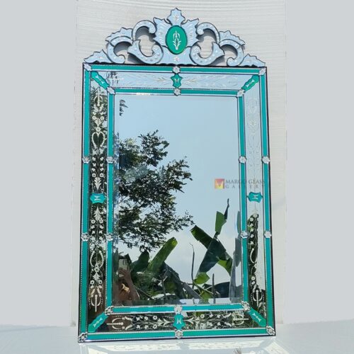 Venetian Mirror Large Green Wall MG 080131 