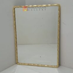 Beaded Gold Mirror Rectangle MG 400021