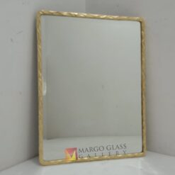 MG 400021 Beaded Gold Mirror Rectangle 60×90