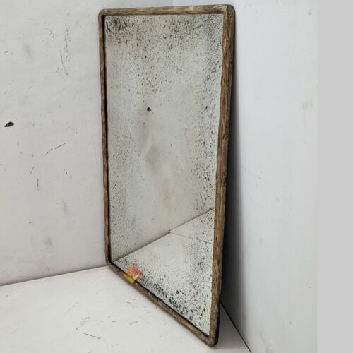MG 400025 Antique Mirror Rectangular frame wood gold leaf 120 cm x 80 cm Luxury Handmade Indonesia – Elegant antique mirror antique glass with gold frame handcrafted in Indonesia
