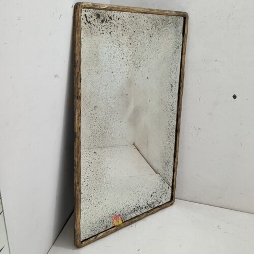 MG 400025 Antique Mirror Rectangular frame wood gold leaf 120 cm x 80 cm Classic Handmade Indonesia – Handcrafted antique mirror antique glass with gold frame handcrafted in Indonesia