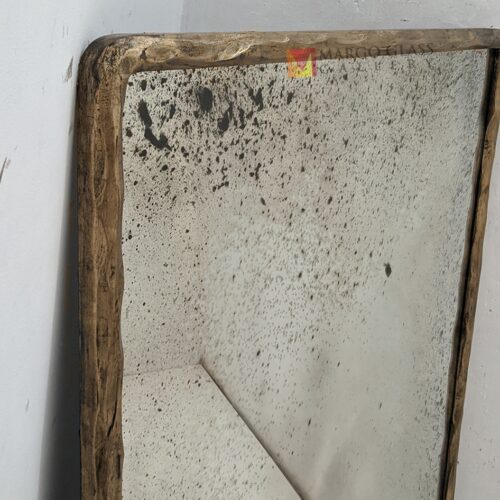 MG 400025 Antique Mirror Rectangular frame wood gold leaf 120 cm x 80 cm Handcrafted Handmade Indonesia – Premium antique mirror antique glass with gold frame handcrafted in Indonesia