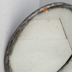 MG 400028 Round Beaded silver antique + Mirror antique 90 cm x 90 cm