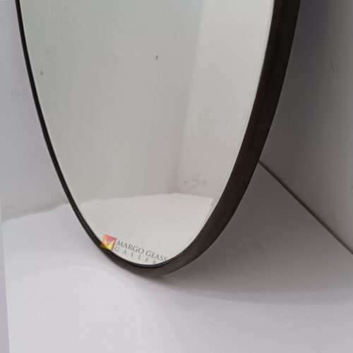 MG 400033 Oval Mirror Beade Wood Frame 112,5 cm x 76 cm Artisan Handmade Indonesia – Luxury decorative mirror mirror premium quality glass with ornate frame handcrafted in Indonesia