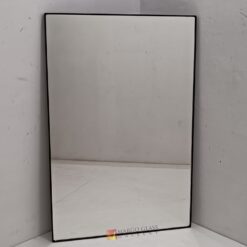 Rectangle Wall Mirror  Metal Black Frame MG 400036
