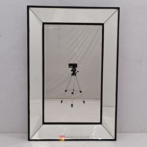 Rectangular Mirror Black Frame MG 400039