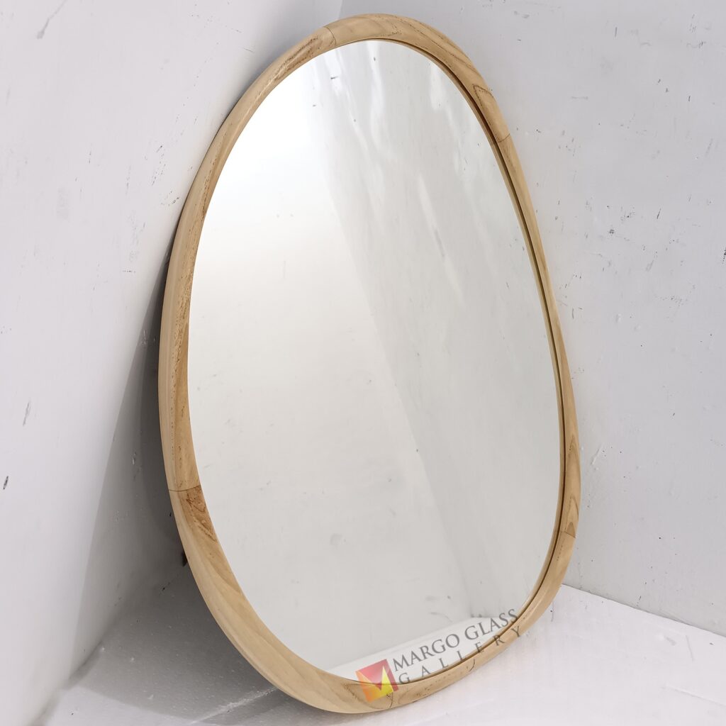 MG 400041 Wall Mirror Frame Kayu 71 x 55 cm OK Premium Handmade Indonesia – Premium decorative mirror mirror premium quality glass with ornate frame handcrafted in Indonesia