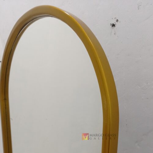 MG 400049 Standing Mirror Lengkung Full Body Frame Golden Cream Uk 163 cm x 57 cm Classic Handmade Indonesia – Classic decorative mirror mirror premium quality glass with ornate frame handcrafted in Indonesia