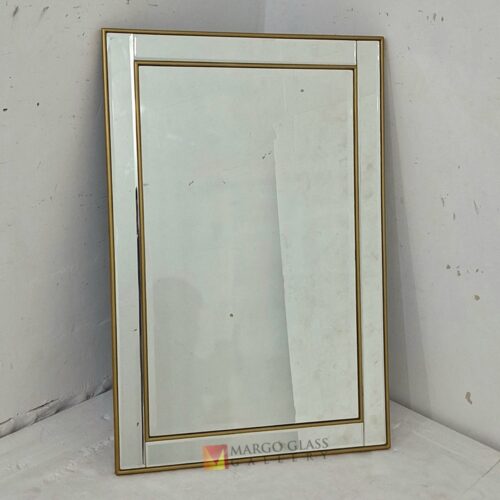 Beaded Rectangle Wall Mirror MG 400061 