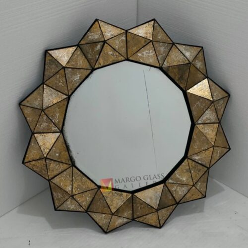 Piramid Mirror Round Eglomise MG 018112