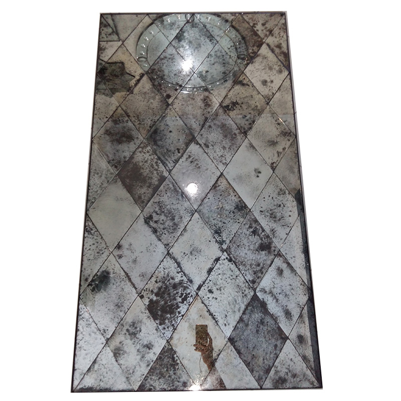 Distressed Wall Mirror Diagonal MG 014125