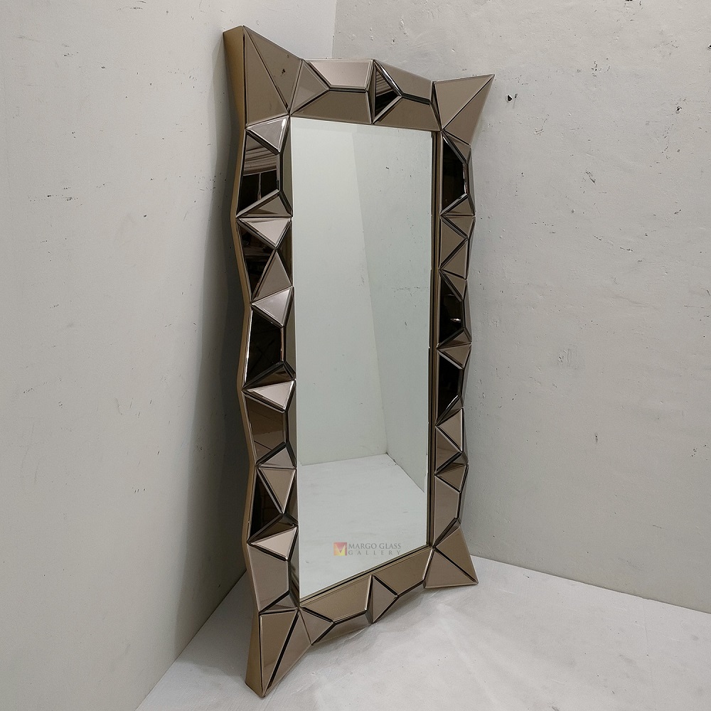 Recta 3D Wall Mirror Brown MG 004841