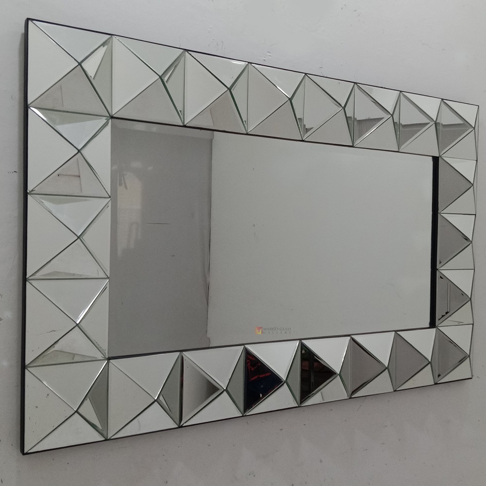 Rectangle Wall Mirror Diamond 3D MG 004852