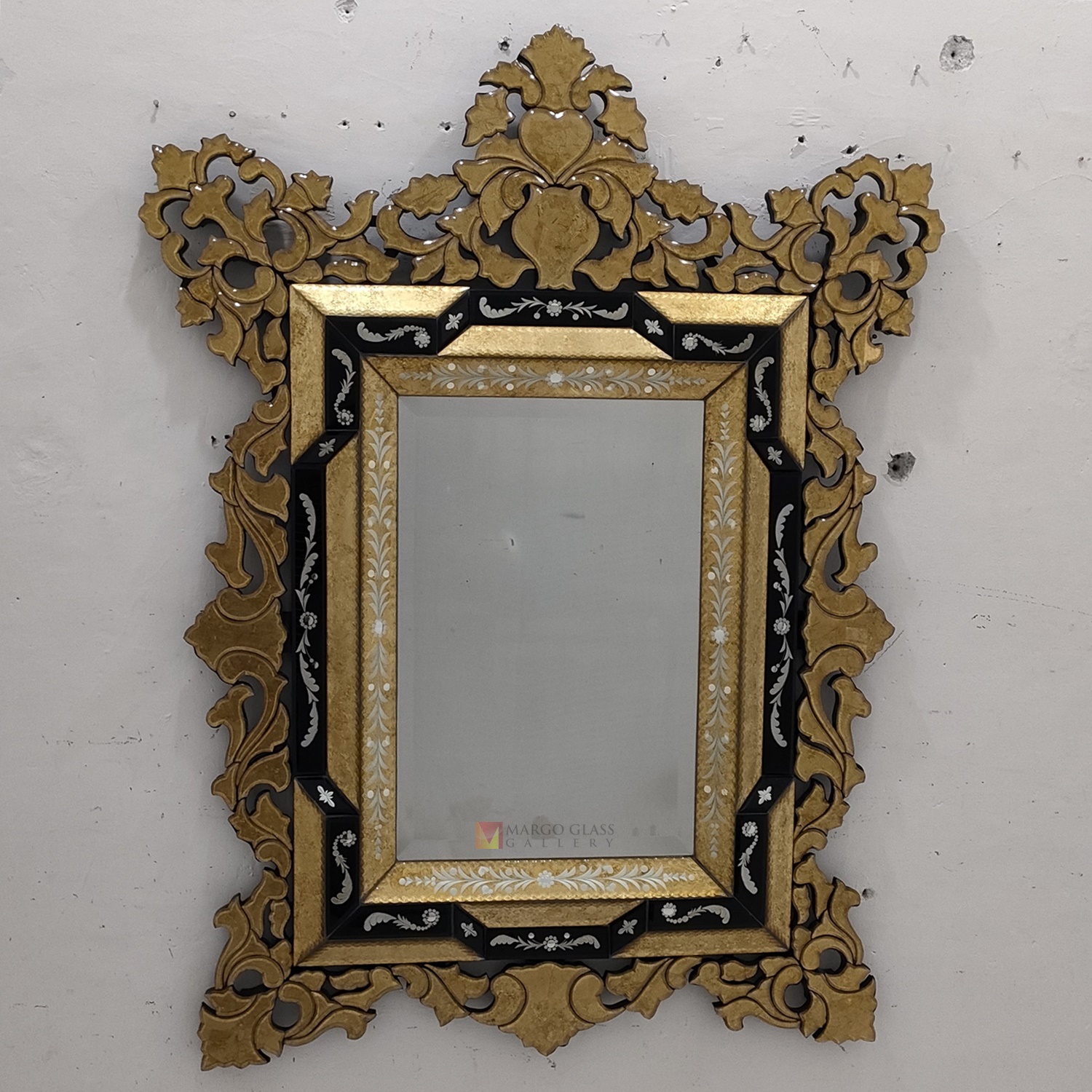Venetian Verre Eglomise Wall Mirror MG 018107