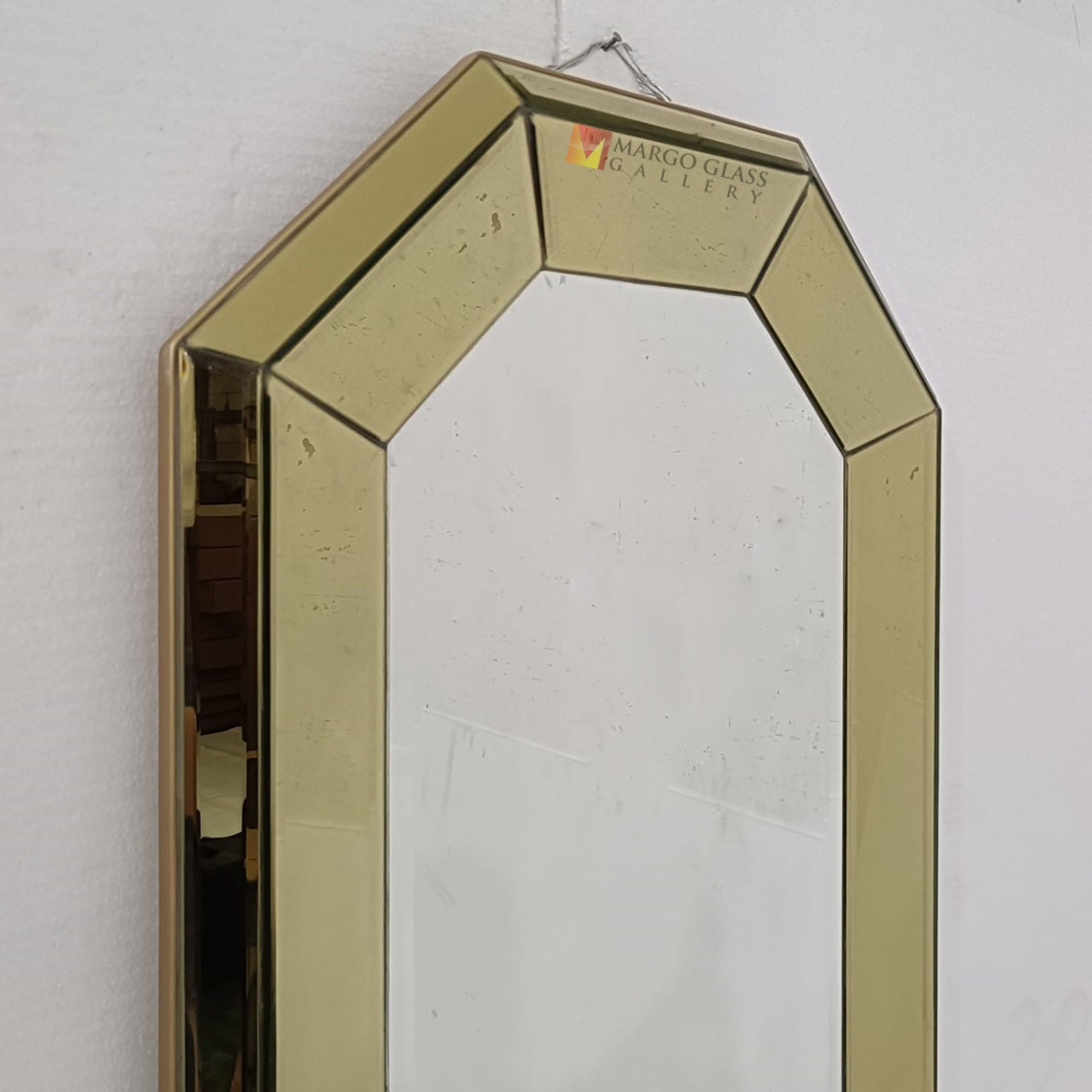 Gold Octagonal Mirror