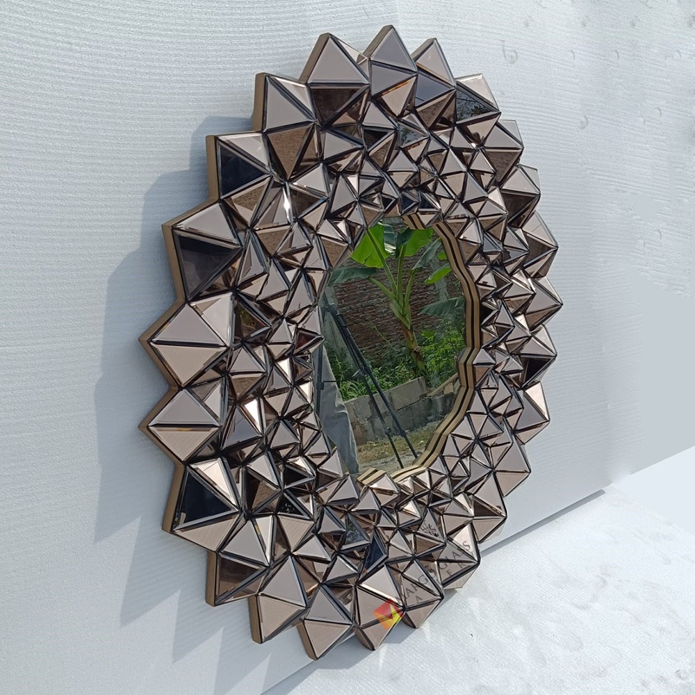 Modern Mirror Brown