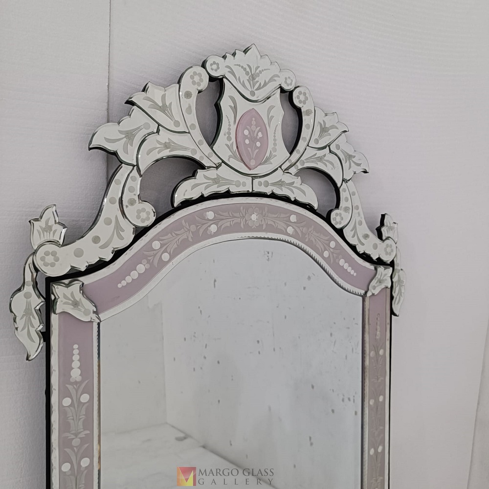 Pink Venetian Mirror 