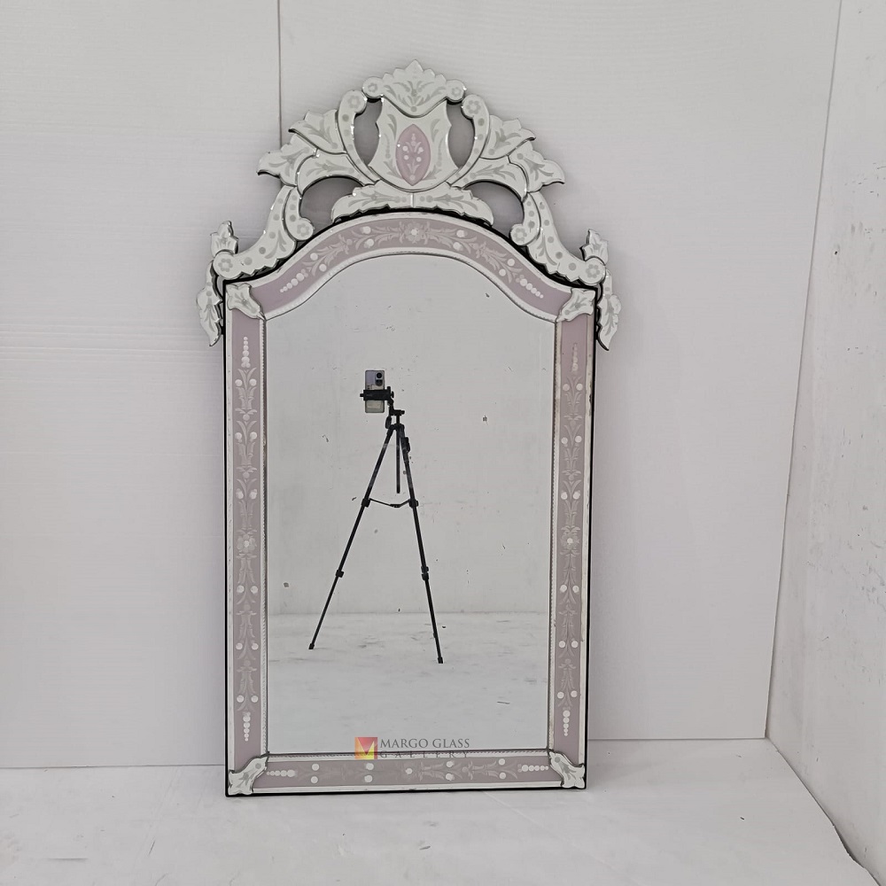 Pink Venetian Mirror